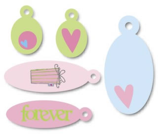 Heidi Grace Designs - Loving You Round Pocket Charms  (sold in 3's)